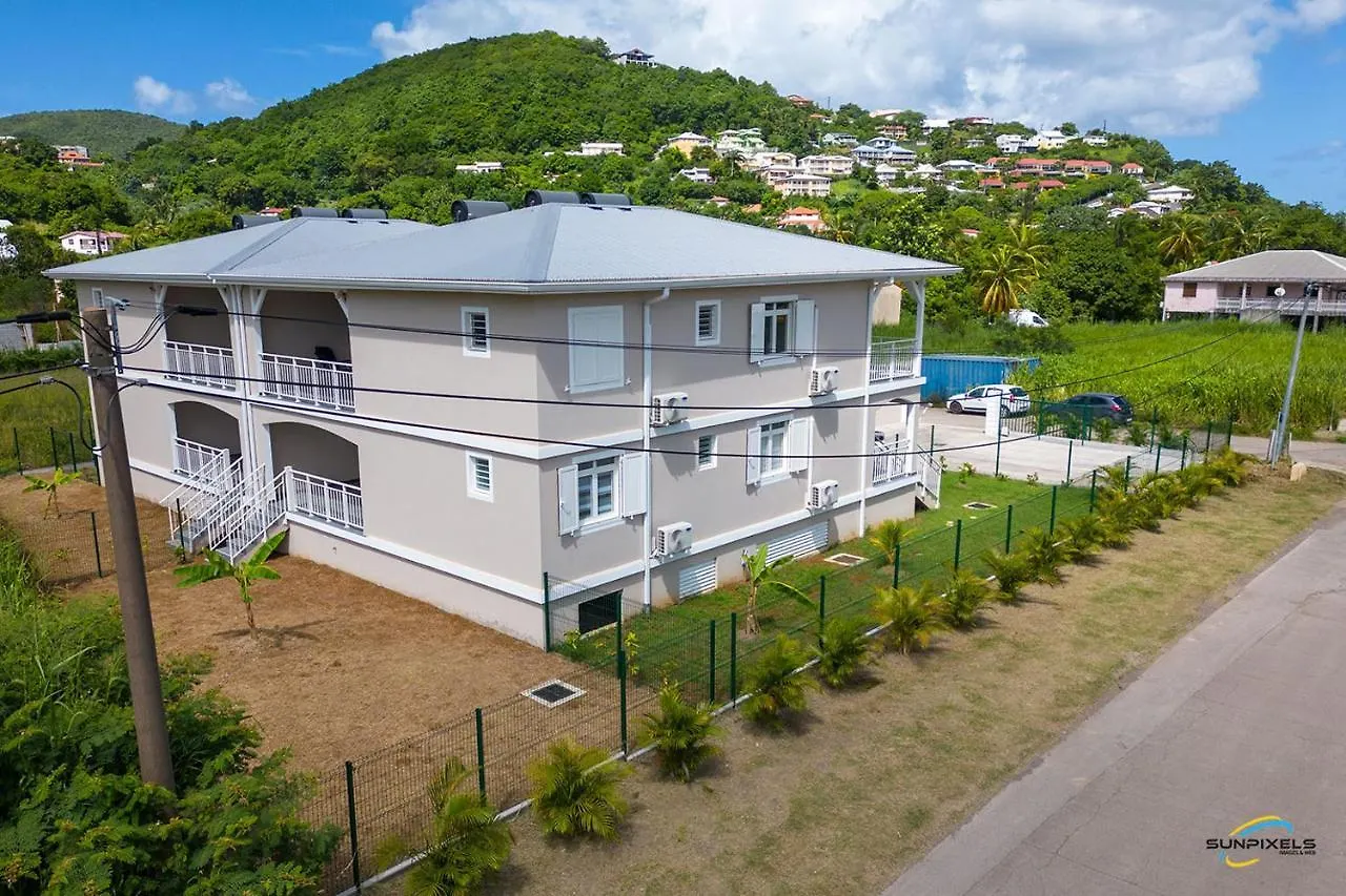 L'Anse Plage Appartement 2 Chambres Avec Spa A 200 M De La Plage, Jardin Prive Et Parking Les Trois-Ilets 0*,  Martinica